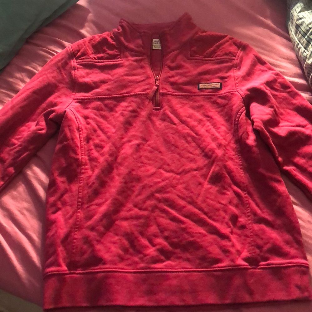 vineyard vines half zip sweatshirt